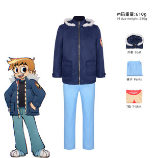 歪小子斯科特:火力全开cos服斯科特·皮格瑞姆Scott角色扮演服