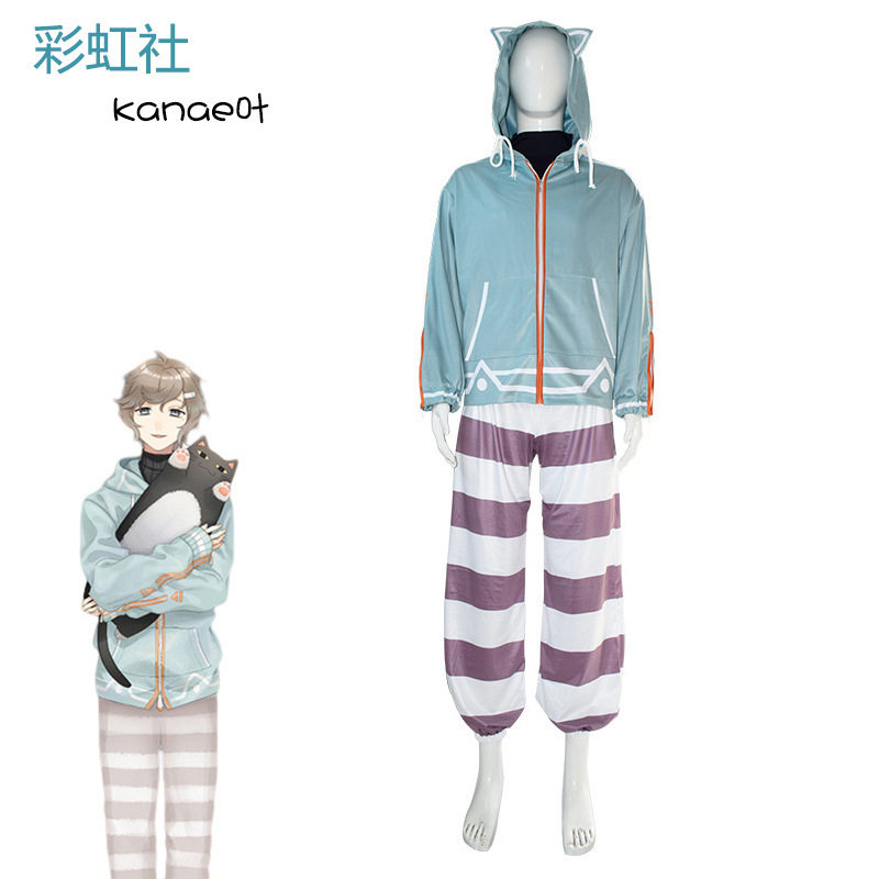 万圣节服饰彩虹社cos服奴隶商人彩虹之暗kanae叶cosplay动漫服装