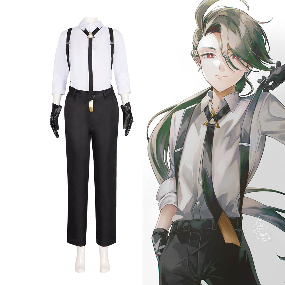 宝可梦cos服朱紫辛俐Cosplay服装男装背带制服日常万圣节扮演服装