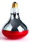 远红外线理疗灯泡275W烤电理疗家用仪加热取暖灯泡烤灯红外线灯泡