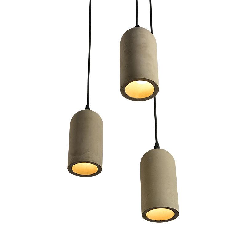 美式复古工业风返古水泥吊灯创意带气孔个性餐厅吧台服装店网咖灯