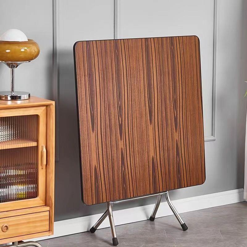 可折叠桌简约餐桌简易小户型租房方桌饭桌吃饭摆摊桌子家用出租屋