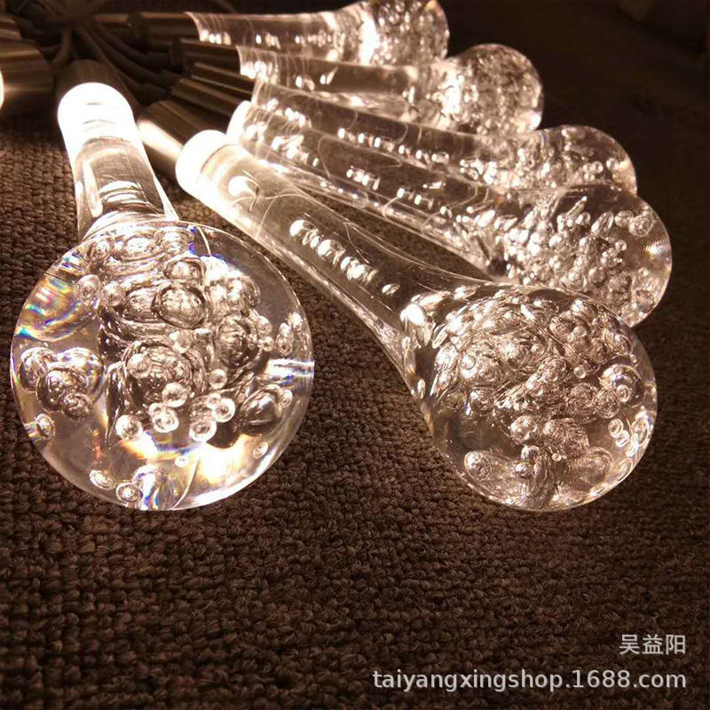 婚庆吊顶道具水滴吊灯婚礼布置舞台挂饰室内装饰灯亚克力水滴灯
