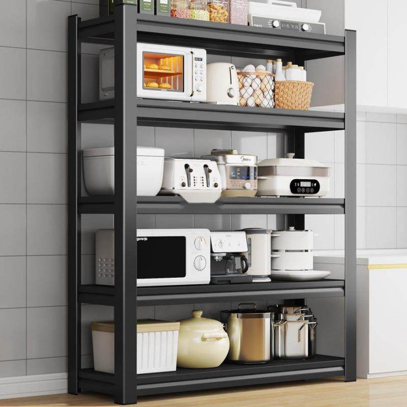 厨房置物架落地多层家用收纳架锅架多功能烤箱微波炉储物架子货架