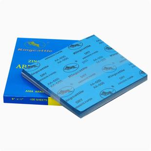 金牛干磨砂纸砂皮纸进口油漆工汽车腻子墙面文玩打磨抛光细白砂纸