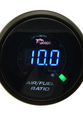 2寸52MM淡墨镜面数字20LED蓝灯空燃比表改装车用仪表