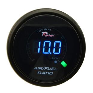 2寸52MM淡墨镜面数字20LED蓝灯空燃比表改装车用仪表
