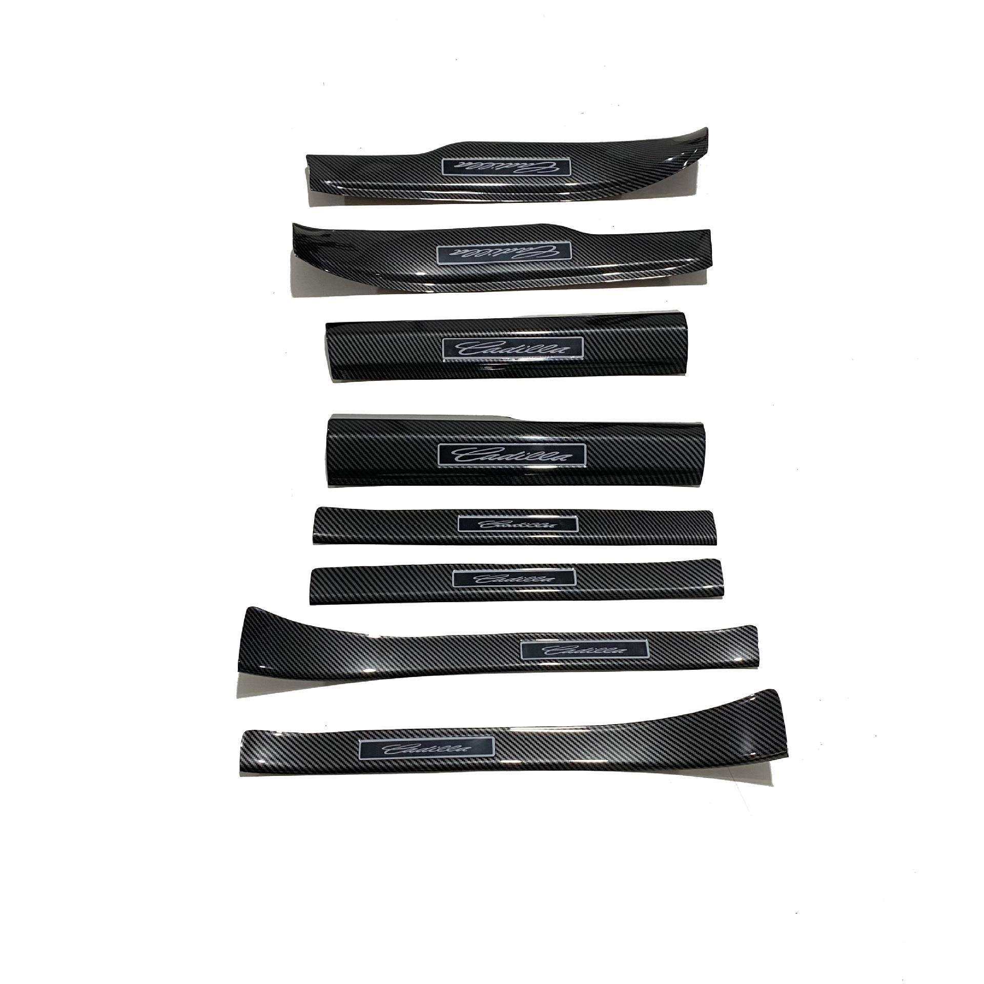 适用于凯迪拉克XT5改装专用碳纤维迎宾踏板内外门槛条保护防踩条