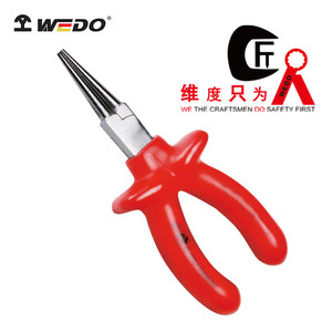 WEDO维度  绝缘圆嘴钳 德式浸塑手柄 电工专用成型钳 IN507A