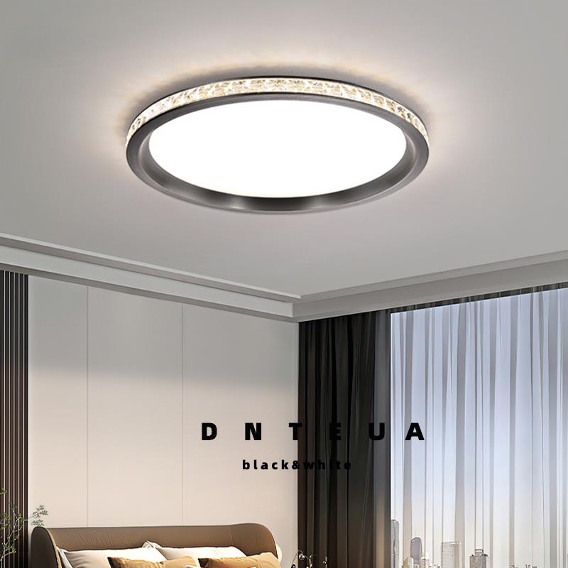 卧室吸顶灯现代简约感2024新款中山灯具意式极简房间主卧灯M