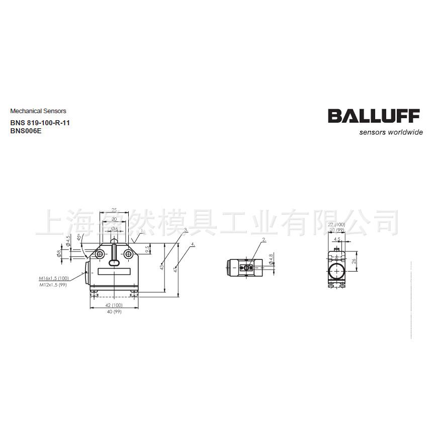 德国巴鲁夫BALLUFF行程开关BNS