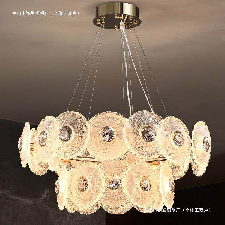 法式轻奢客厅吊灯2026新款意式现代简约高端别墅餐厅卧室水晶灯具