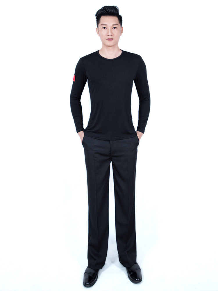 男舞蹈练功服摩登舞服跳舞服拉丁舞服广场舞服舞蹈服交谊舞服国旗