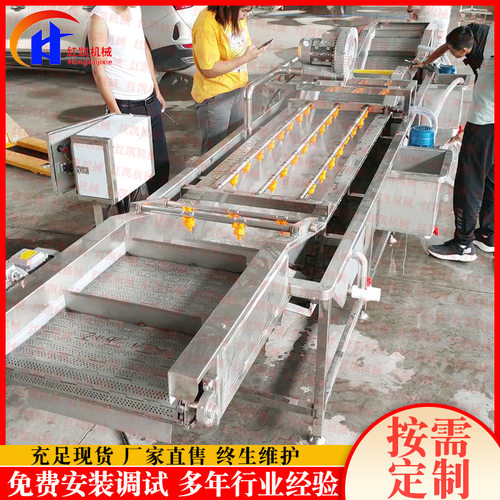 全自动香葱清洗机韭菜段涡流排渣清洗厂家供应蒜黄清洗机设备