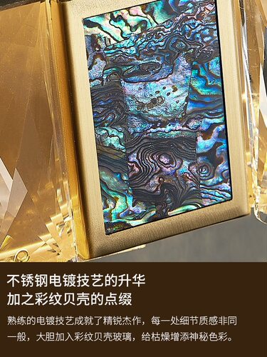 新款后现货水晶客厅轻奢吊灯