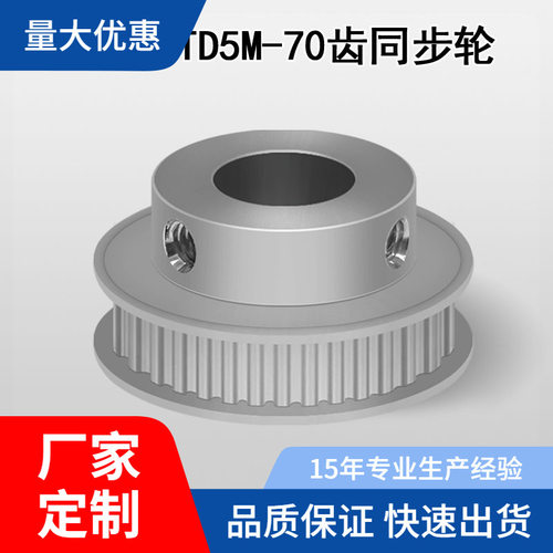 HTD5M-70齿同步轮内孔15-25BF