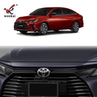 适用于丰田23款YarisAtiv改装前保险杠车标专用中网装饰亮条