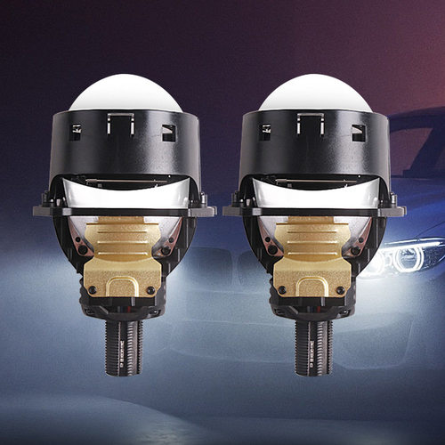 三为车灯SANVI 2022新款S3+ 3寸无损LED双光透镜大灯60w6000k车灯