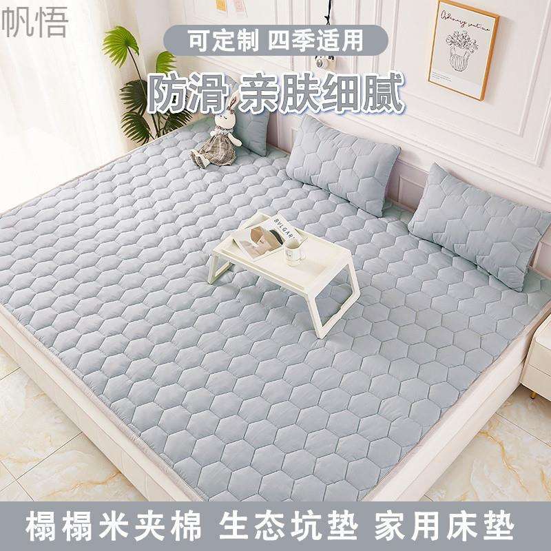 新款榻榻米专用床垫子床褥子地炕垫地铺柔软加厚防滑可折叠可现做