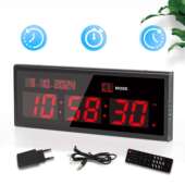 LED健身计时器正倒计时拳击比赛训练间隙闹钟多功能钟表timer