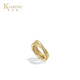 K&IRENE可艾琳海马凤百变系列18K金魔法戒指男女对戒 七夕礼物