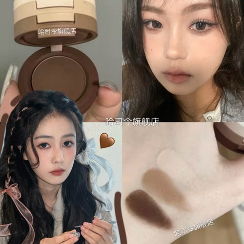 温柔三层眼影不脱妆爆闪眼影盘