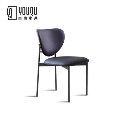 意式轻奢实木餐椅家用北欧餐桌椅现代靠背椅极简餐厅椅子凳子