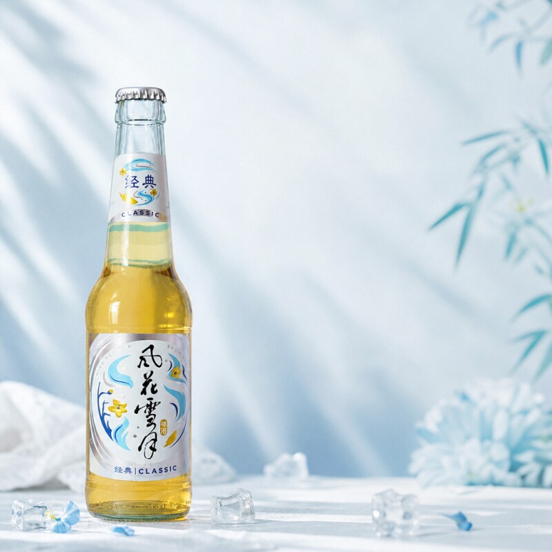 云南风花雪月经典啤酒325ml*12瓶
