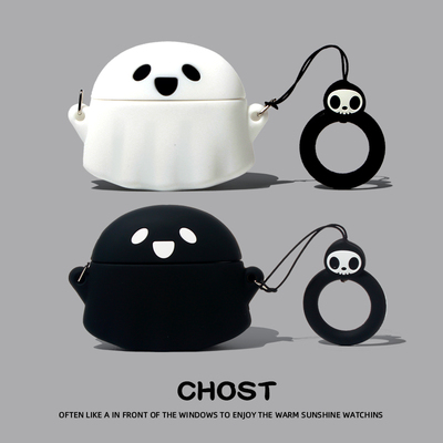 airpodspro2保护套airpods4保护壳3适用苹果耳机套aipods三代airpod软壳pro2硅胶ipod第二代四蓝牙耳机盒幽灵