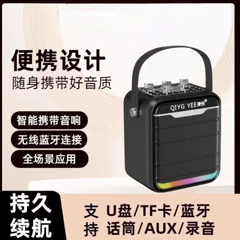 便携式手提蓝牙音响电吹管吉他二胡古筝乐器用大功率广场舞小音箱