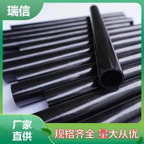 .供应黑色POM管高硬度耐磨赛钢管空心管承接挤塑塑胶异型材