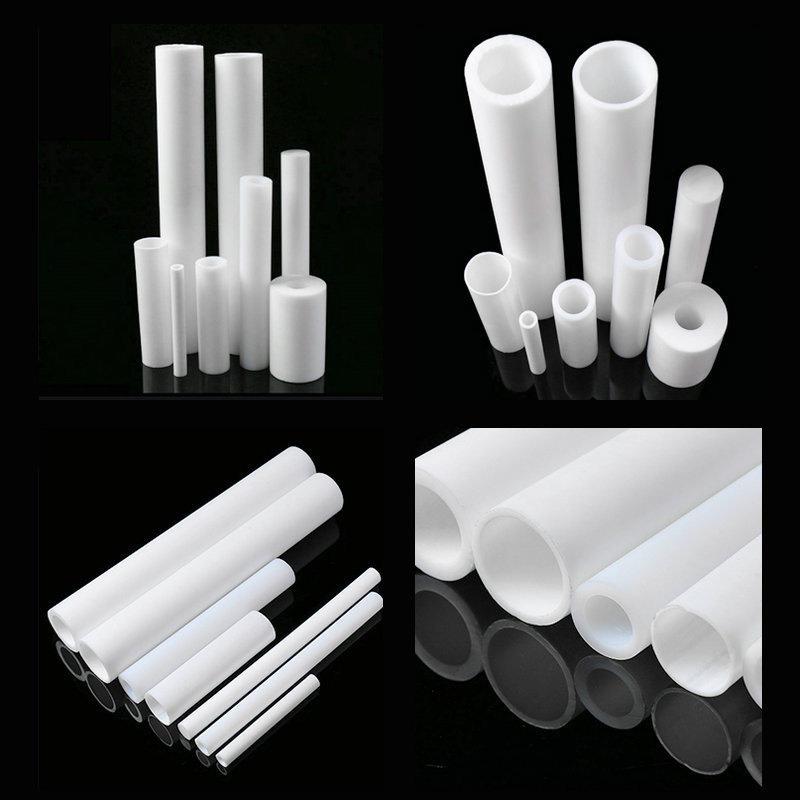 .四氟管聚四氟乙烯硬管耐高温铁氟龙套管PTFE直空心棒套筒加工