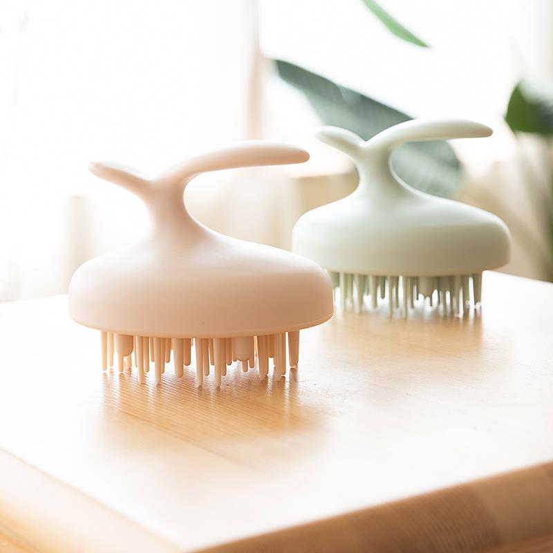 日本洗头刷硅胶刷子洗发神器抓头器梳子大人头部按摩刷男女士头刷