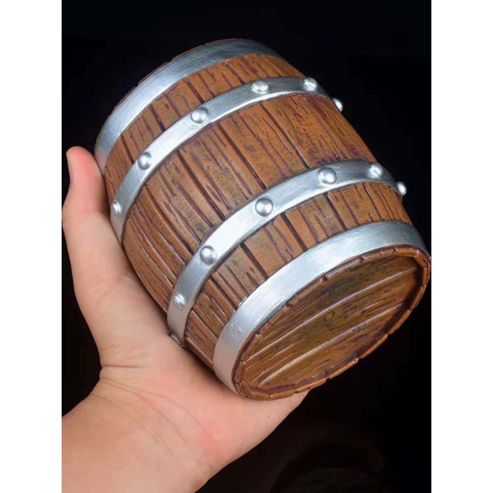 海贼王 GK蹲姿艾斯酒桶木桶 明哥配件动漫手办模型树脂百搭底座