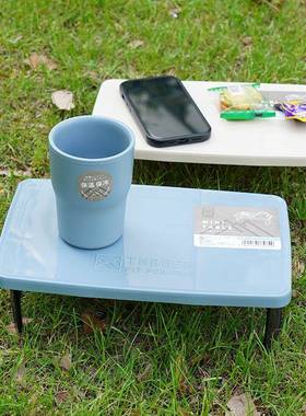 日本进口迷你折叠桌子可携式户外露营小茶几车载烧烤桌宿舍床上桌