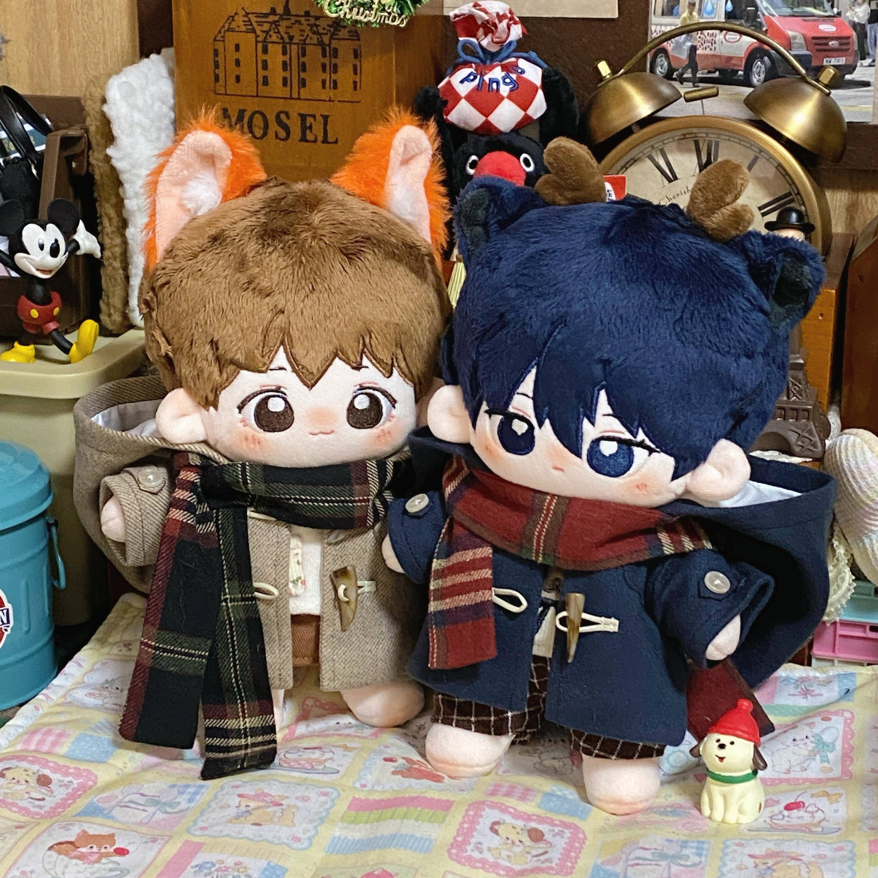 （少量现货）伦敦日记20cm 棉花娃娃衣四色毛呢大衣外套