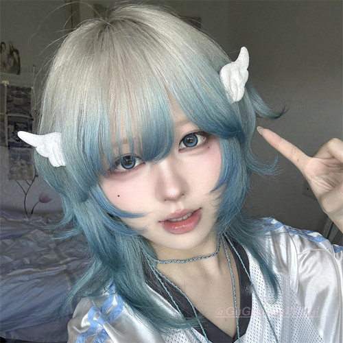 可爱少女白色天使翅膀发夹