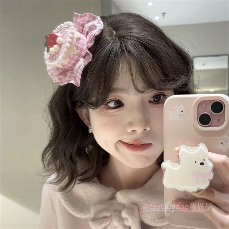 甜美少女心生日小蛋糕发夹