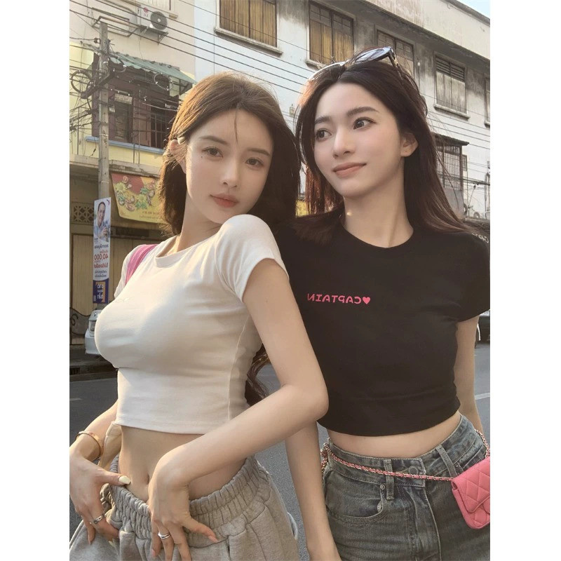 CC2013*牛奶丝6.5-7.5 纯棉12元 夏季修身显瘦辣妹短袖上衣T恤女