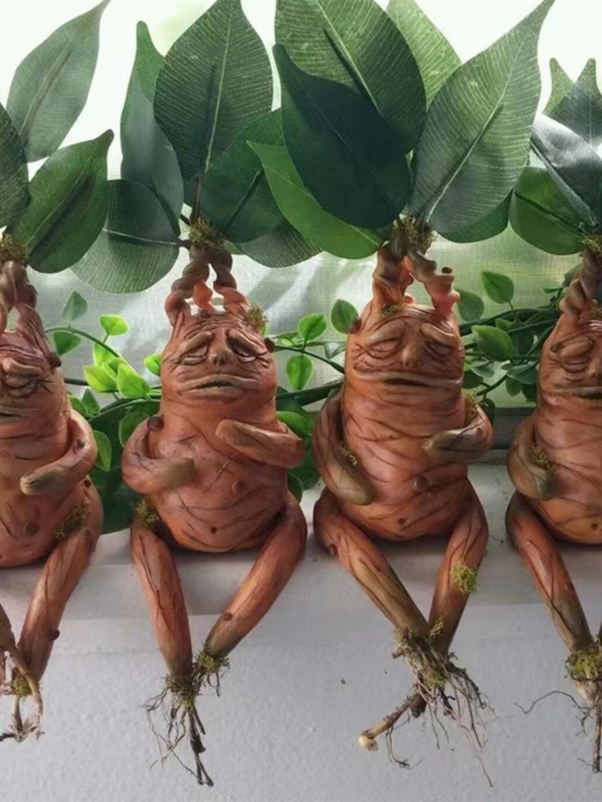 Mandrake曼德拉草树脂摆件家居装饰庭院摆件树脂摆件独立站亚马逊