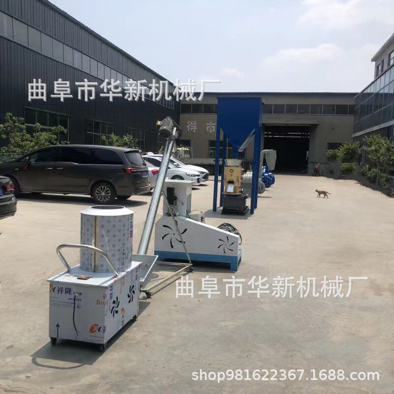 50型鱼饲料膨化机 龟粮牛蛙饲料膨化机 24小时漂浮颗粒饲料膨化机