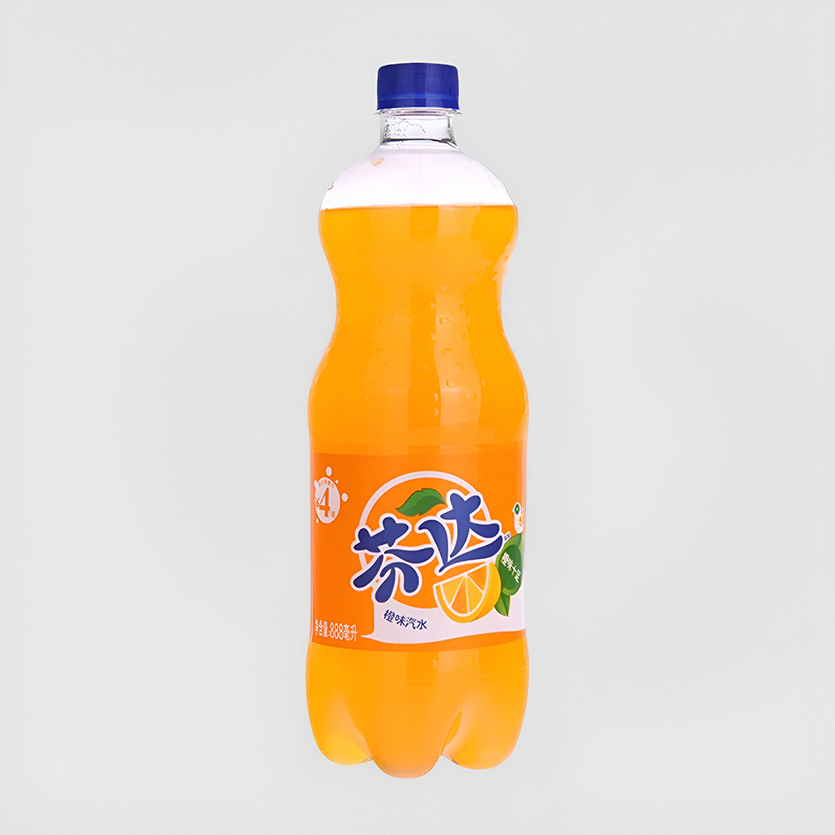 芬达888ML*1瓶装橙味汽水碳酸饮料可口可乐饮品经典大容量即饮