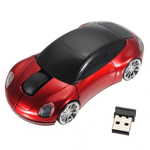 2.4G卡通无线鼠标汽车礼品鼠标3D