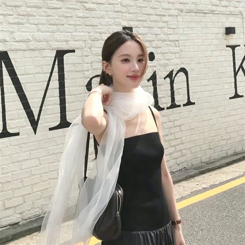 100%桑蚕丝日本maito平替流苏丝巾女薄款防晒围巾透明纱巾披肩