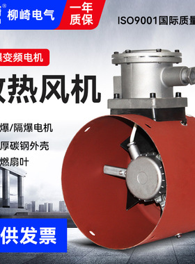 防爆变频电机通风机380V冷却散热风扇BG80A/132/160/180/315AB