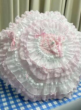 lolita伞手作lo伞材料包多色系蕾丝花边辅料手工lo娘洛丽塔diy伞