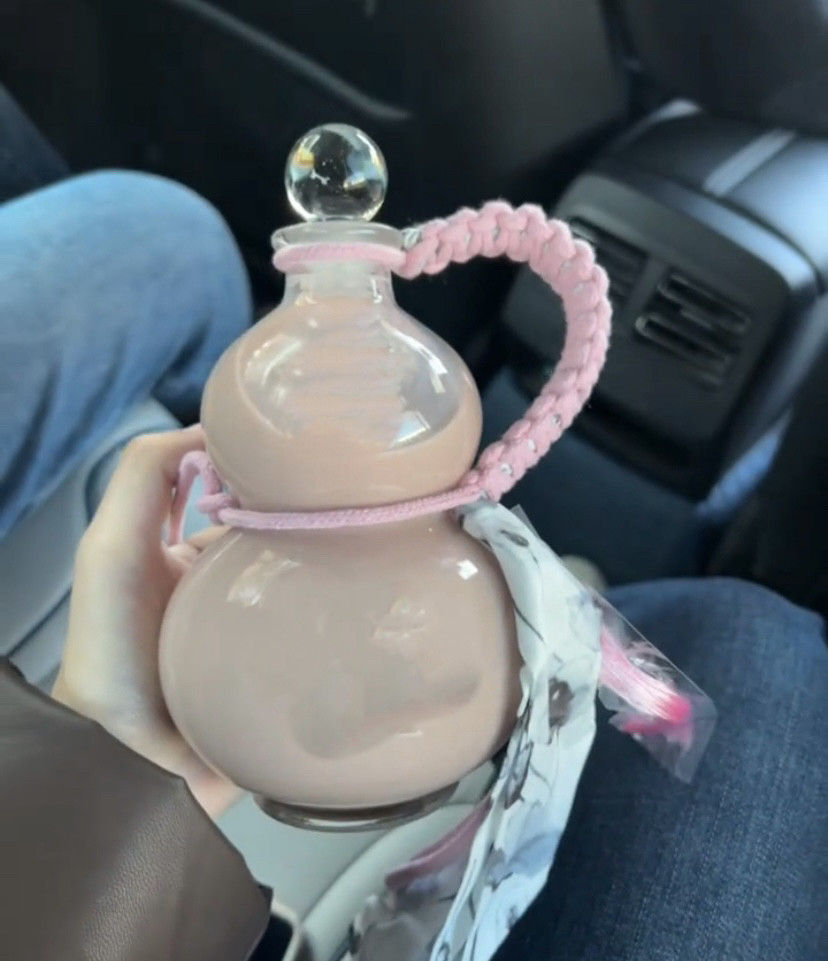 新款网红葫芦空瓶水壶国风提绳泡酒瓶人参瓶子创意瓶子奶茶咖啡杯
