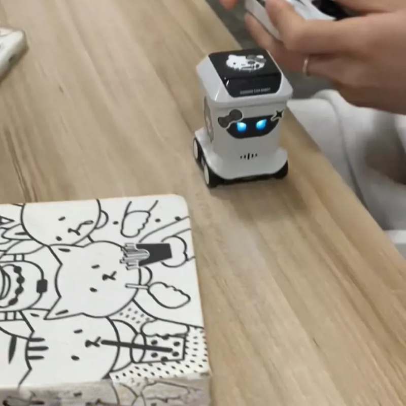 新款迷你遥控垃圾桶桌面宠物送男女生朋友智能玩具生日礼物