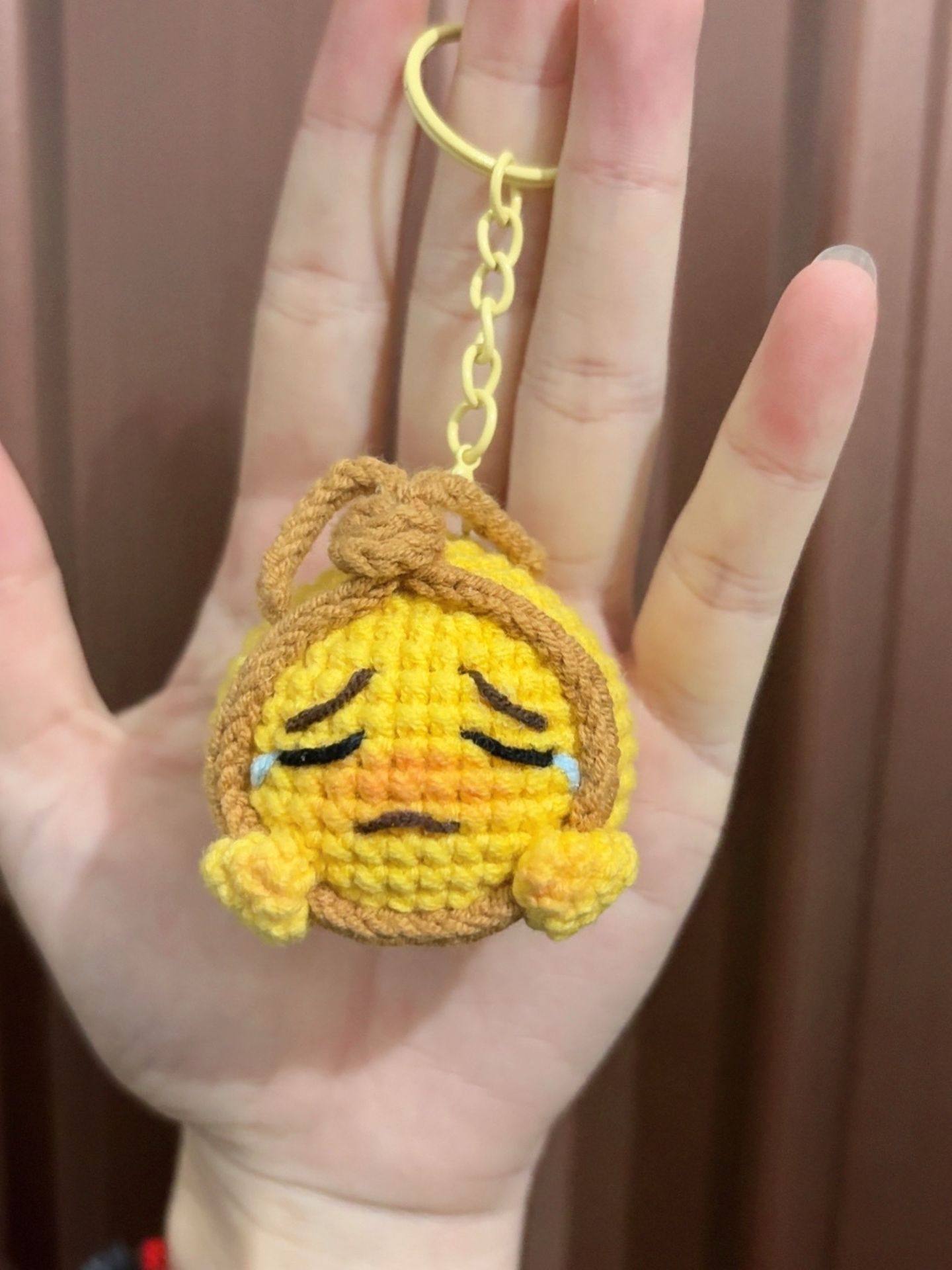 新款毛线钩针黄豆搞怪表情包打工人挂件diyY材料包可爱礼物钥匙扣,服饰配件/皮带/帽子/围巾,DIY编织材料包,淘宝优惠券,粉丝福利购,淘宝优惠卷