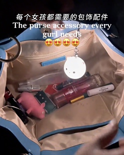 充电款触摸感应发光灯包包钥匙扣爱心小夜灯LED礼物高颜值